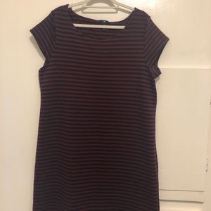 Gap striped shift dress